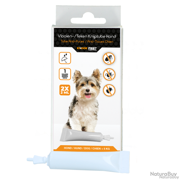 Knock Pest flea/tick squeeze tube dog