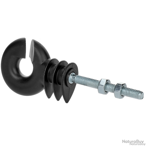 ZoneGuard Ring insulator black with bolt (metal core) - Ref ZONE0351 - EAN 8716759580435 - Livraison