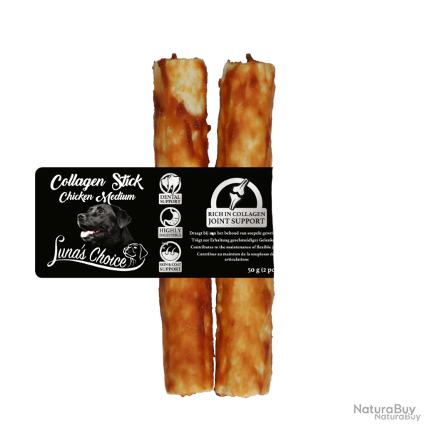 Luna's Choice Collagen Stick Poulet - Ref LUNA0071B - EAN 8716759639461 - Livraison rapide