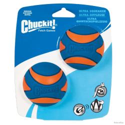 Chuckit! Ultra Squeaker Ball - Ref CHUC33068 - EAN 0029695330681 - Livraison rapide