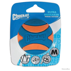 Chuckit! Ultra Squeaker Ball - Ref CHUC52068 - EAN 0029695520686 - Livraison rapide