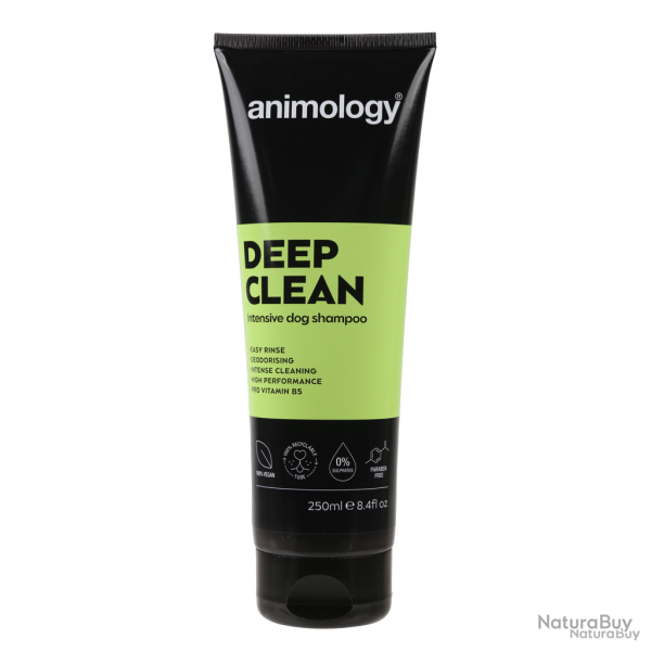 Animology Deep Clean Intensive Dog Shampoo - Ref ANIM5019 - EAN 5060180815110 - Livraison rapide