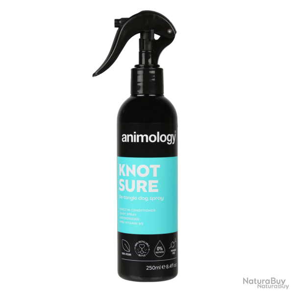 Animology Knot Sure De-Tangle Dog Spray - Ref ANIM5054 - EAN 5060180810610 - Livraison rapide