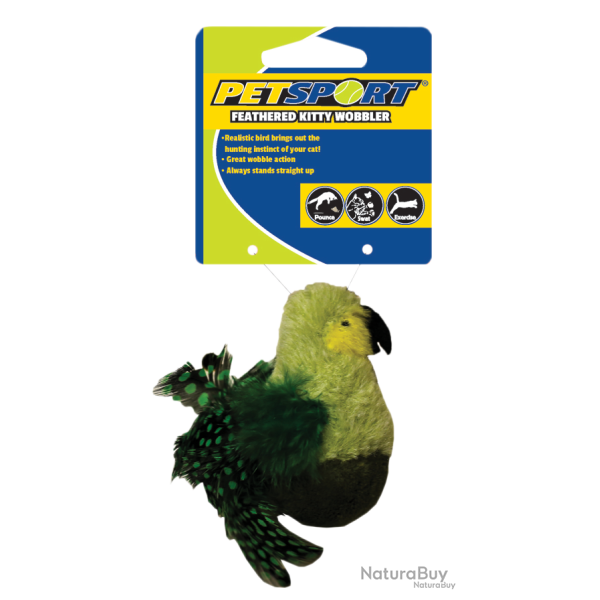 Petsport Feathered Kitty Wobbler - Ref PETS70136G - EAN 8716759552104 - Livraison rapide