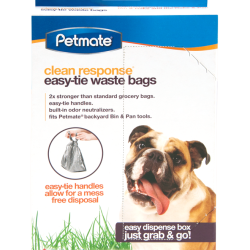 Petmate Clean Response Easy-Tie Waste Bags - Ref JW0471082 - EAN 0029695710827 - Livraison rapide