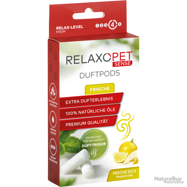 Relaxopet Sense Scent-Pods Relax Calming Bergamot - Ref RELA0161 - EAN 4260414550577 - Livraison rap