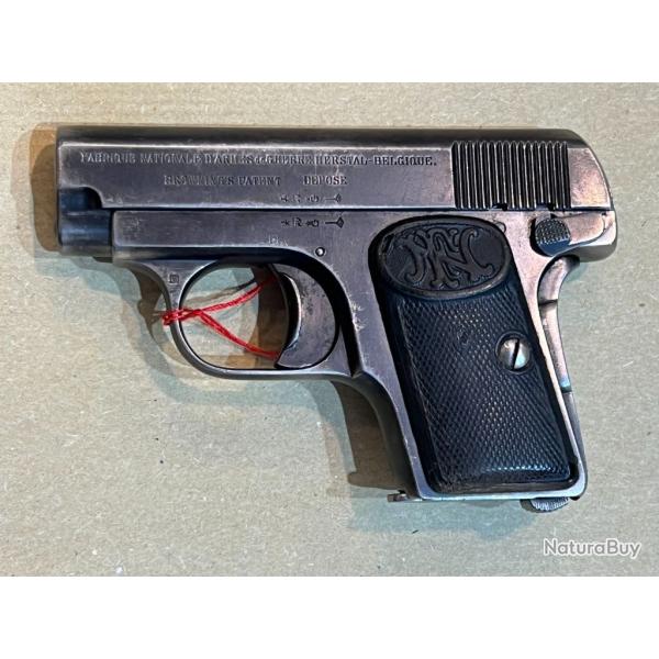 pistolet Browning FN 1906 calibre 6.35