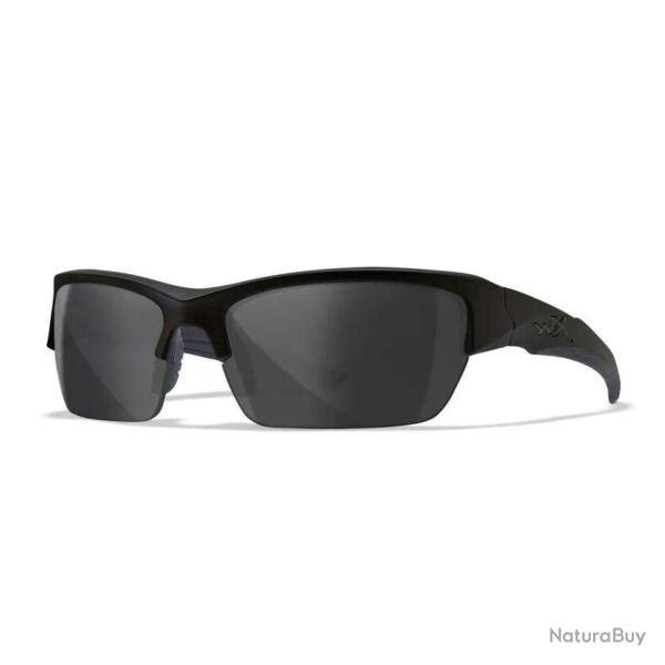 Lunettes balistiques Wiley X WX Valor polaris�es traitement hydrophobe Polaris� Fum� Noir