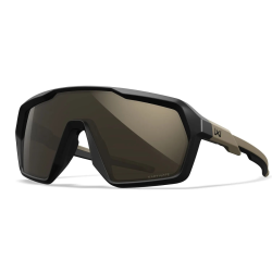 Lunettes de protection Wiley X WX Citadel Coyote Polaris&eacute; Tungsten Miroir