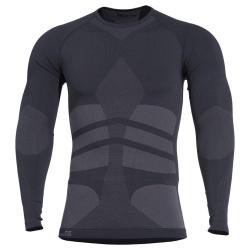 Premi&egrave;re couche thermor&eacute;gulatrice Pentagon Plexis manches longues maille respirante coupe pr&egrave;s du co