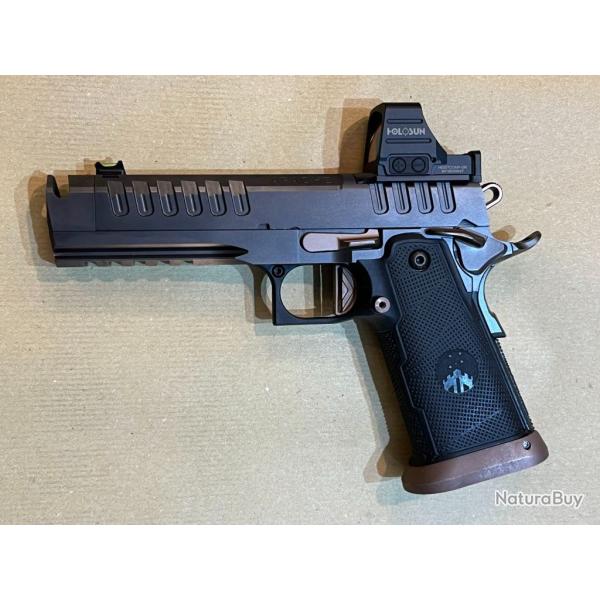 pistolet WATCHTOWER APACHE 2011 calibre 9 para + viseur Holosun 507 Comp GR