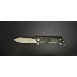 Couteau Pliant JKR-PRO 10008 - Manche Fibre de Carbone & G10 - Lame D2 Spey
