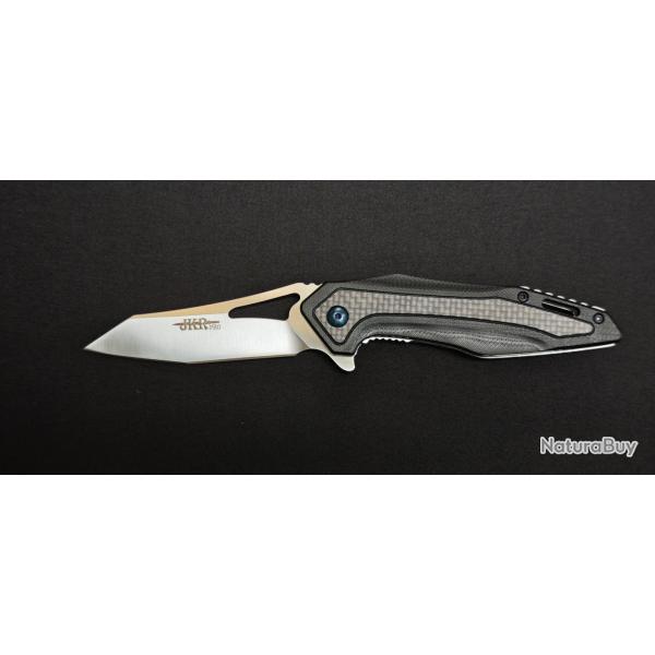 Couteau Pliant Joker JKR-PRO 10010 - Manche Fibre de Carbone - Lame D2 - Coffret & �tui