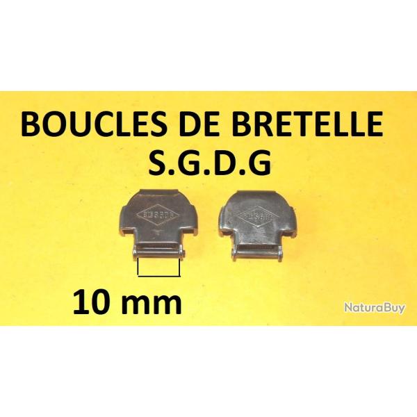 paire de boucles de bretelle S.G.D.G - VENDU PAR JEPERCUTE (D20P28)
