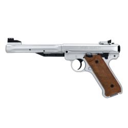 UMAREX - Pistolet &agrave; plomb RUGER MARK IV INOX - CAL 4.5MM