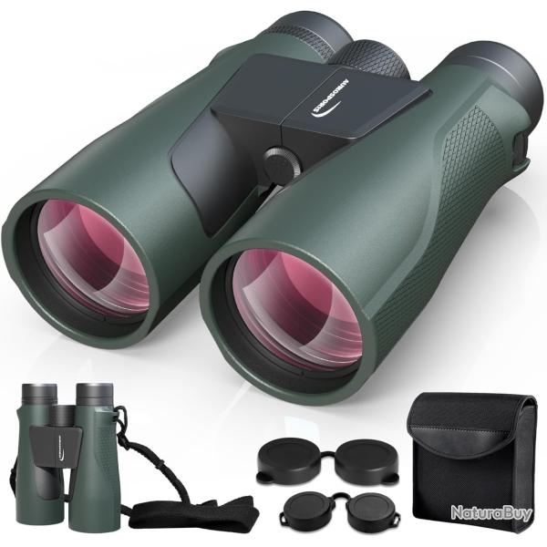 Jumelles 15 x 56 Haute Puissance  HD Focus Lentilles FMC Prisme BAK4 Vision Claire Faible Luminosit�