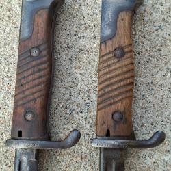 2 baionnettes allemande ww1