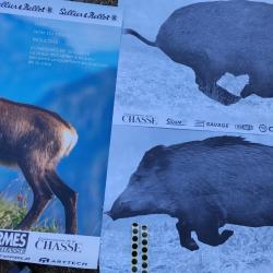 1 Cible Chamois et 2 Sanglier.