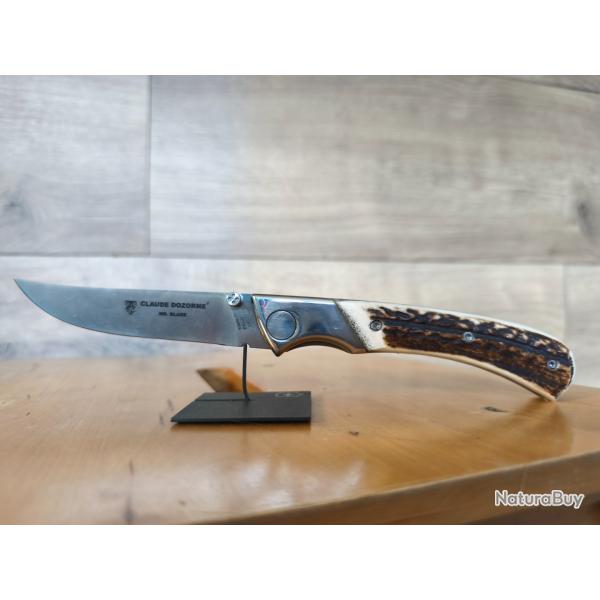 Couteau Dozorme Eok manche en bois de cerf