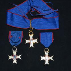 3 DECORATIONS CROIX DU DJEBEL-TROIS ECHELONS DIFFERENTS-GUERRE D'ALGERIE 1954/1962