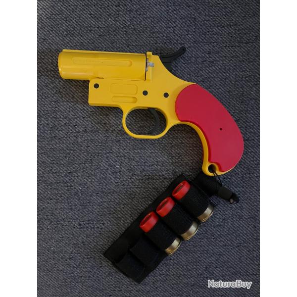 Pistolet � fus�es de d�tresse en tr�s bon �tat