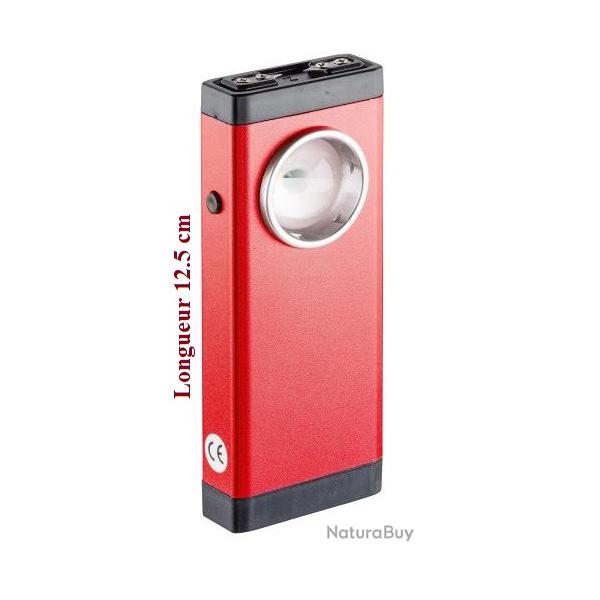 Shocker �lectrique Lampe de poche Rouge de 500K Volts - 200 Lumens  (Type Taser)