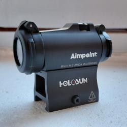 Red dot Aimpoint Micro H2
