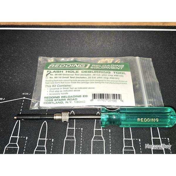 �bavureur trou d'�vent Redding + pilote .30