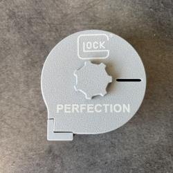 Distributeur gommettes avec logo Glock gris