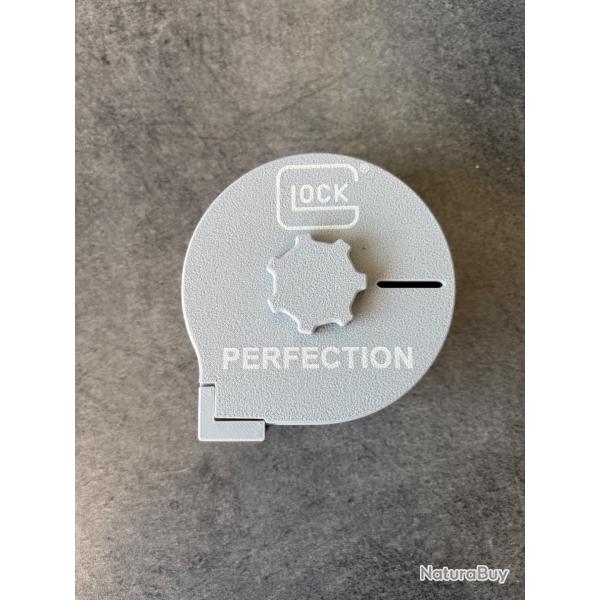 Distributeur gommettes avec logo Glock gris