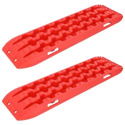 Planche de traction 2 pcs Rouge 106 x 30,5 x 7 cm