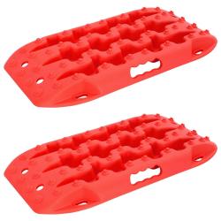 Planche de traction 2 pcs Rouge 57,5 x 30,5 x 5,5 cm