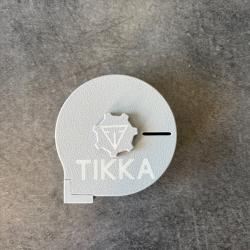 Distributeur gommettes avec logo Tikka gris