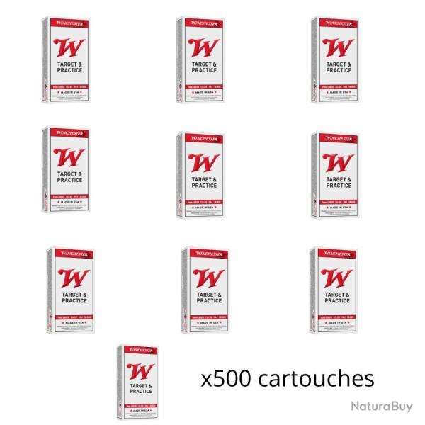 Munitions WINCHESTER cal.9mm luger fmj 124gr par 1000