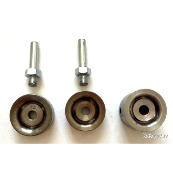 Un lissoir NEUF au choix, dont un professionnel calibre 12 en acier � monter sur une perceuse.