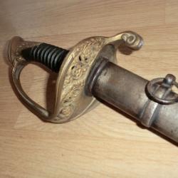 sabre officier cavalerie d'infanterie 1845 / 55
