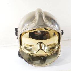 Casque de pompier F1 CGF GALLET de 1997, r&eacute;form&eacute; Pompier professionnel, sapeur pompier