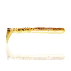 Leurre Reins Rockvibe Shad 3" - 7,5cm B48 - Motor Oil Pepper Chartreuse
