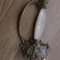 ep&eacute;e dague officier des poudres et salp&egrave;tres deuxi&egrave;me  empires