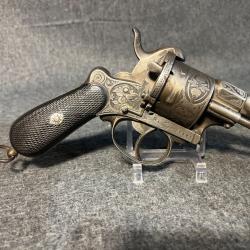 beau revolver a broche type lefaucheux 12 mm