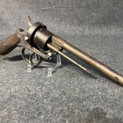 beau revolver a broche type lefaucheux 9 mm
