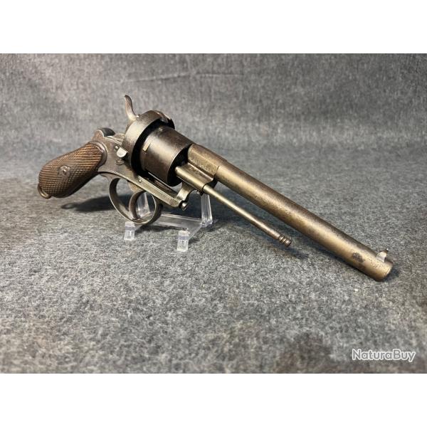 beau revolver a broche type lefaucheux 9 mm