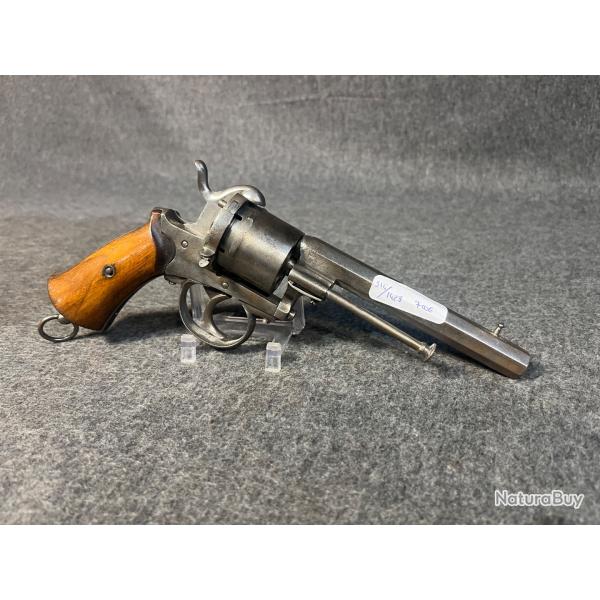 revolver a broche type lefaucheux 9 mm
