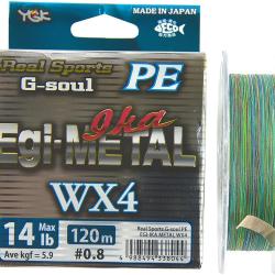 Tresse YGK G Soul Wx4 Egi & Metal 120m PE 1.0 120m 18ln