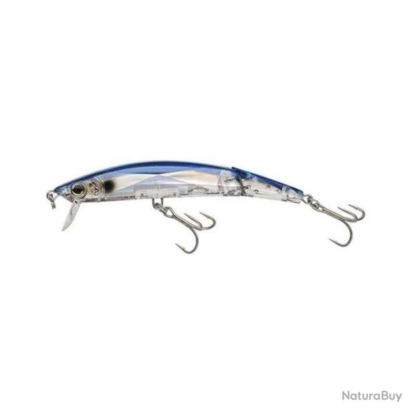 Poisson Nageur Yo Zuri Crystal Minnow Jointed Deep Diver 13cm 13cm 22g Silver Blue (B) 4m