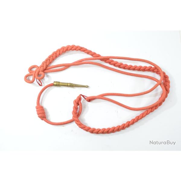 Ancienne fourrag�re rouge, ferret laiton. Fusiliers Marins ?