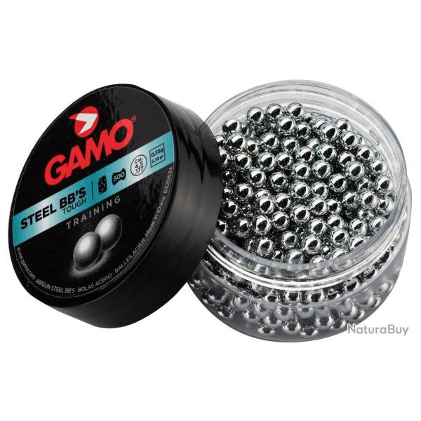 BILLES RONDES GAMO STEEL BB's 4,5 mm (x500)