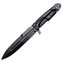 Couteau &agrave; lame fixe Extrema Ratio Silente Noir