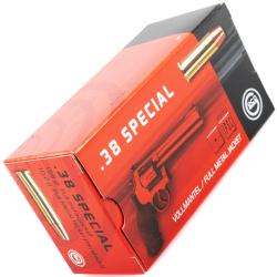 MUNITIONS GECO .38 Special Blind&eacute;e &agrave; t&ecirc;te plate 10,2 g / 158gr