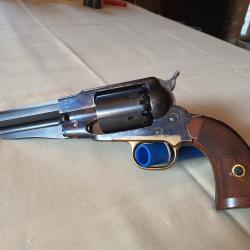 R&eacute;volver PIETTA sheriff Cal. 44, crosse quadrill&eacute;e, carcasse jasp&eacute;e, avec 3 barillets.